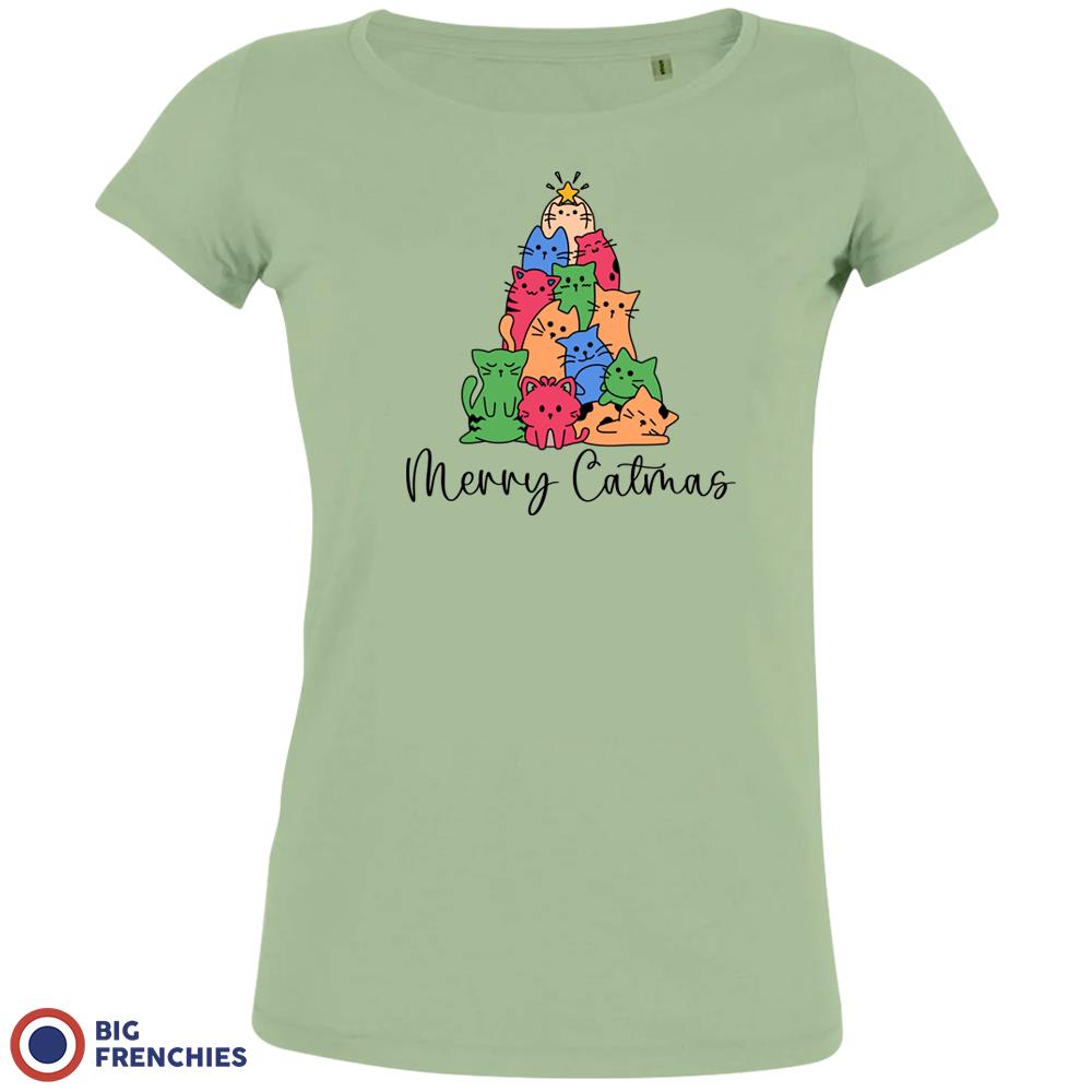 Merry Catmas Christmas Women's Organic Cotton Tee