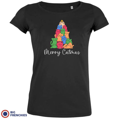Merry Catmas Christmas Women's Organic Cotton Tee