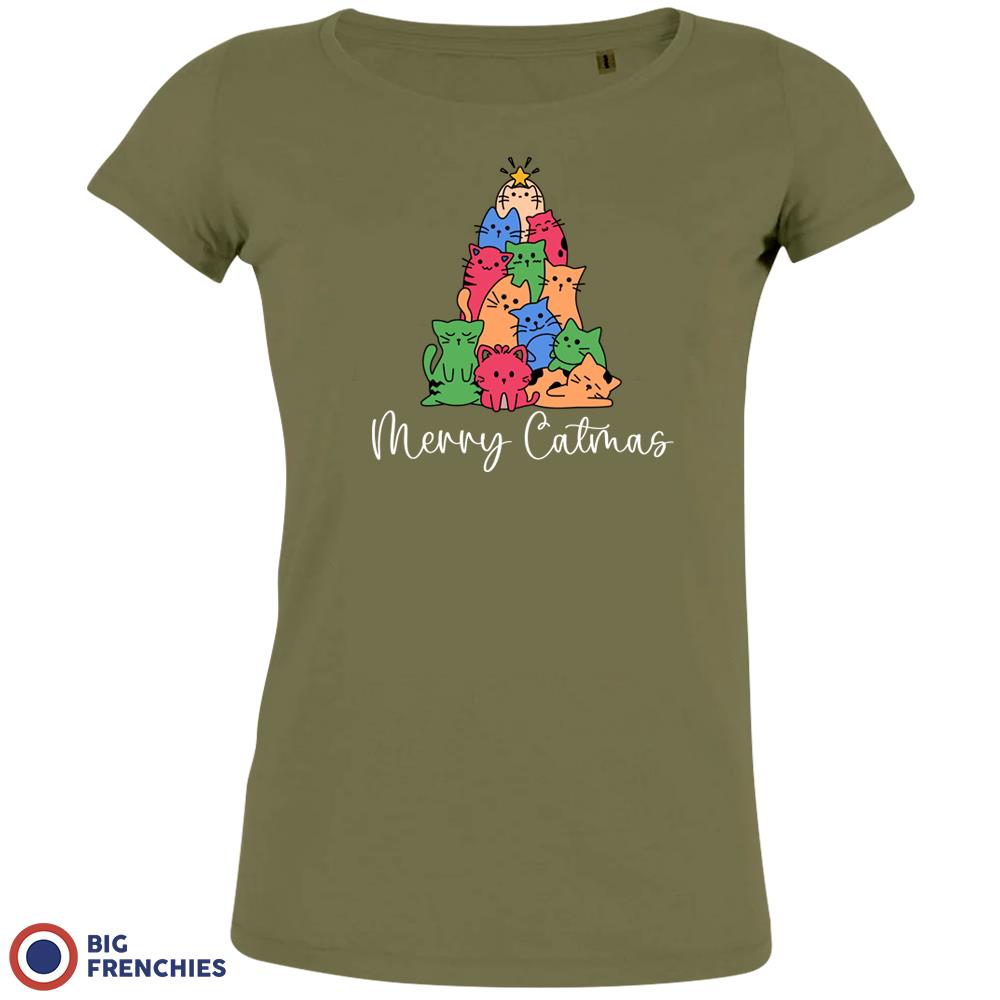 Merry Catmas Christmas Women's Organic Cotton Tee