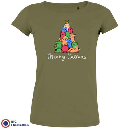 Merry Catmas Christmas Women's Organic Cotton Tee