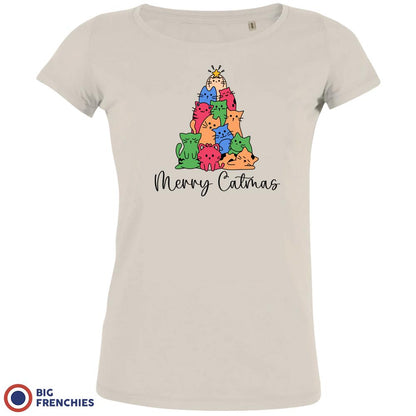 Merry Catmas Christmas Women's Organic Cotton Tee