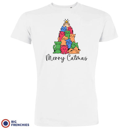 Merry Catmas Christmas Men's Organic Cotton Tee