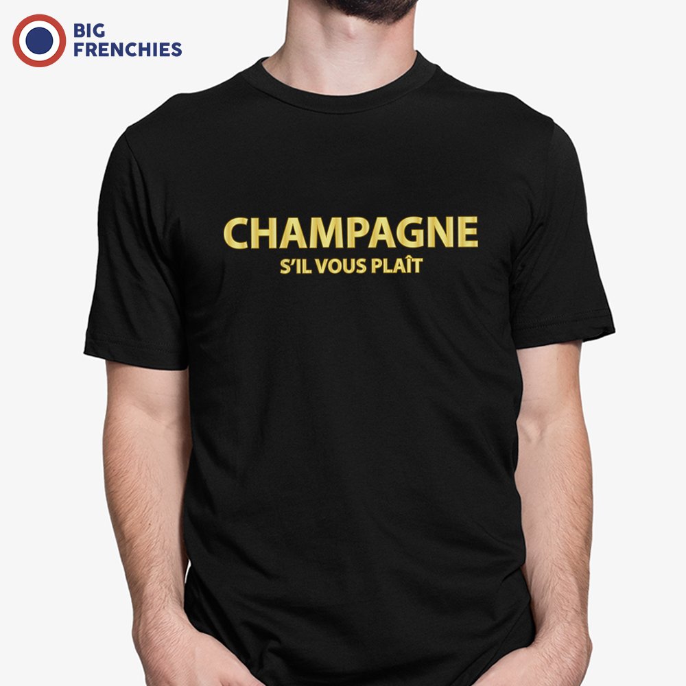 Champagne S'il Vous Plait Men's Organic Tee