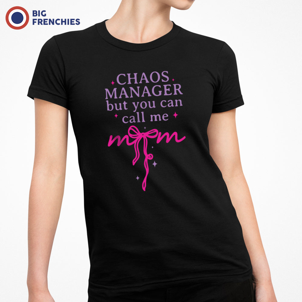 Chaos Manager But You Can Call Me Mom Women's Organic Cotton Tee