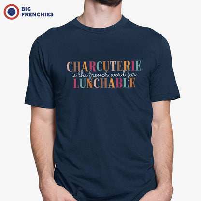Charcuterie Is The French Word For Lunchable Men's Organic Cotton Tee