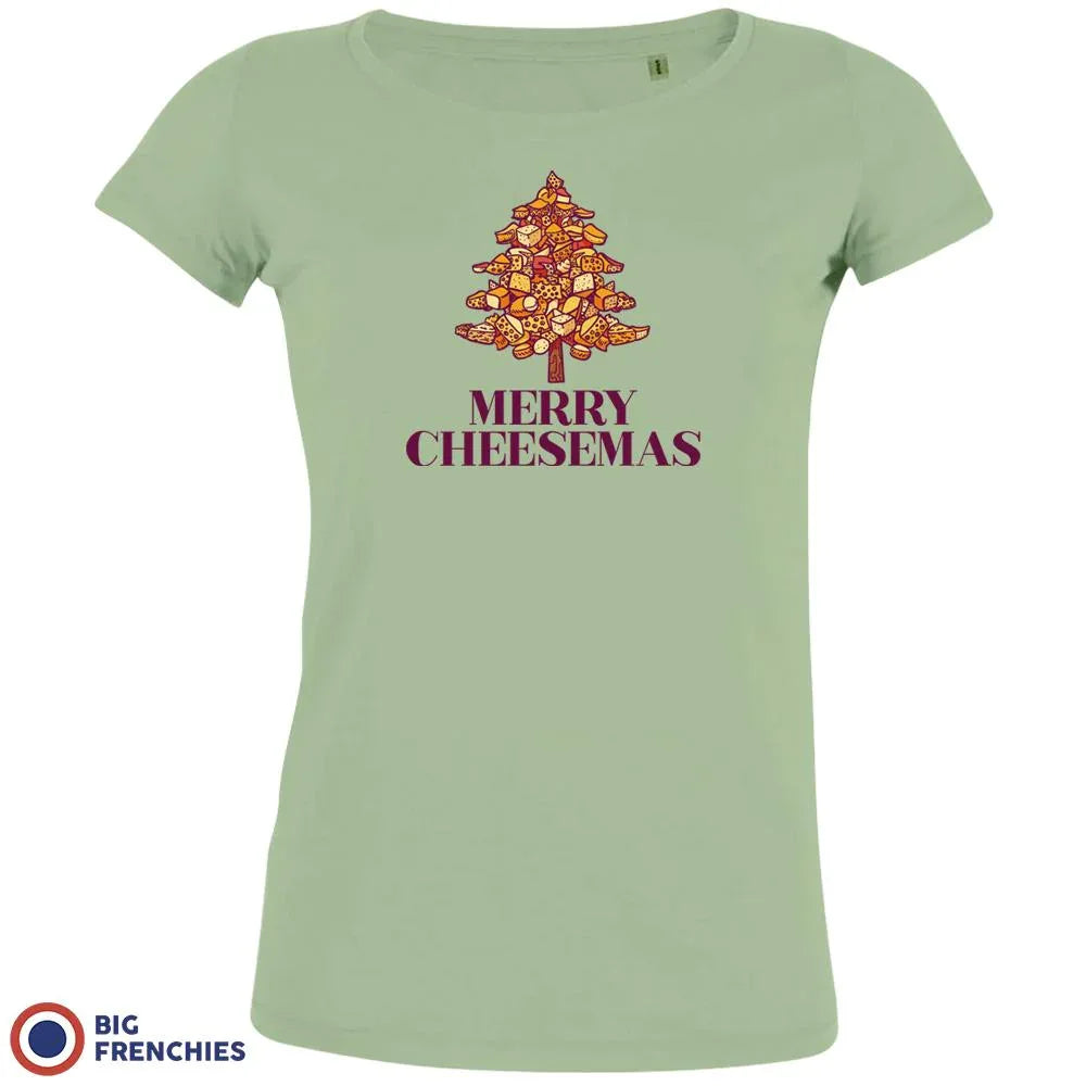 Merry Cheesemas Christmas Women's Organic Tee