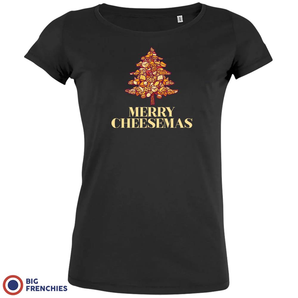Merry Cheesemas Christmas Women's Organic Tee