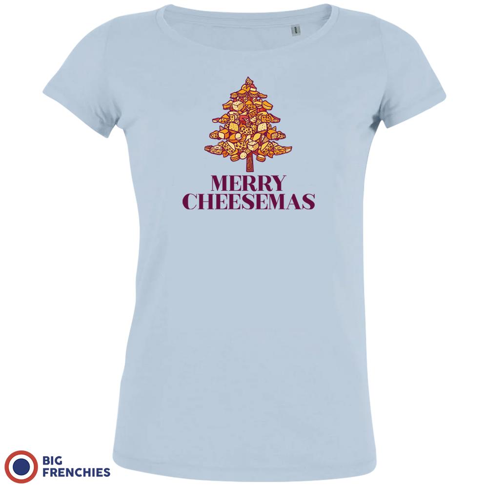 Merry Cheesemas Christmas Women's Organic Tee