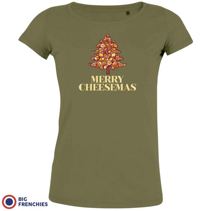 Merry Cheesemas Christmas Women's Organic Tee