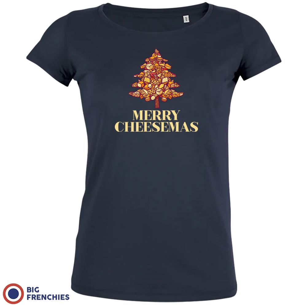Merry Cheesemas Christmas Women's Organic Tee