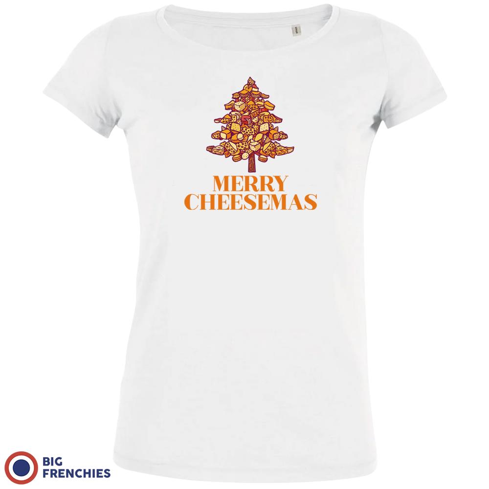 Merry Cheesemas Christmas Women's Organic Tee