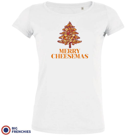 Merry Cheesemas Christmas Women's Organic Tee