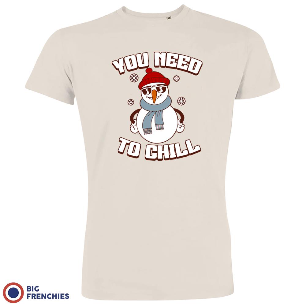 You Need To Chill Christmas Men's Organic Cotton Tee