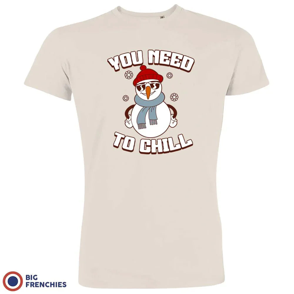 You Need To Chill Christmas Men's Organic Cotton Tee