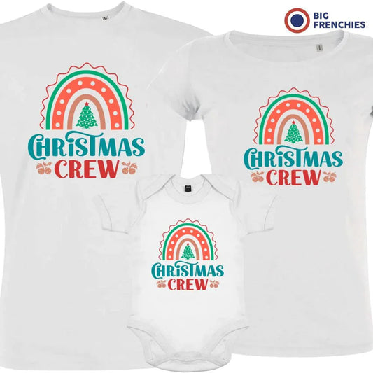 Christmas Crew Matching Family Organic Tees (Set of 3)
