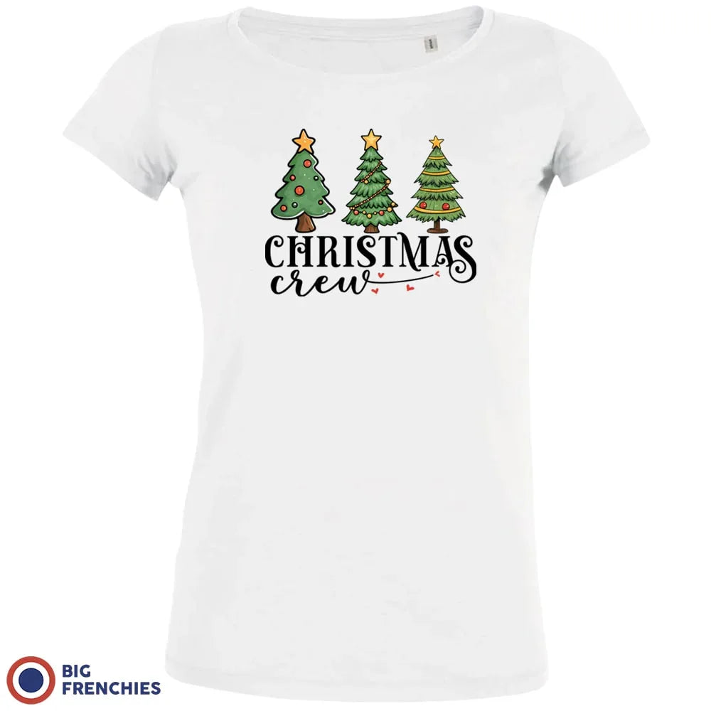 Christmas Crew with Trees Women's Organic Tee