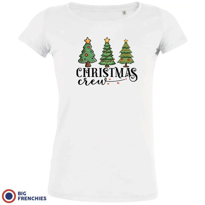 Christmas Crew with Trees Women's Organic Tee