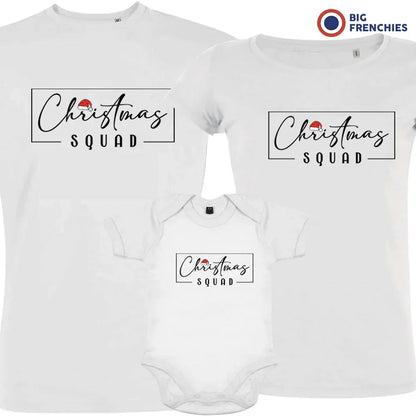 Christmas Squad Matching Family Organic Tees (Set of 3)