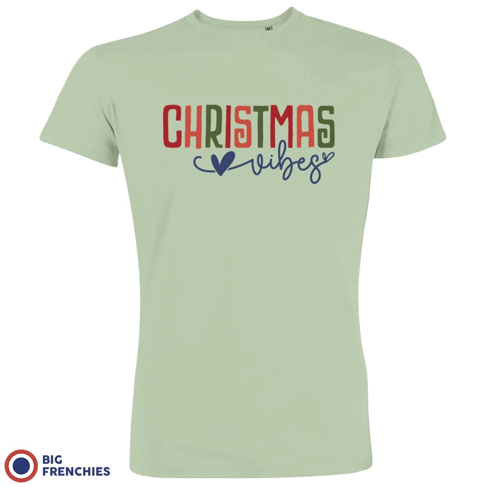 Christmas Vibes Men's Organic Cotton Tee