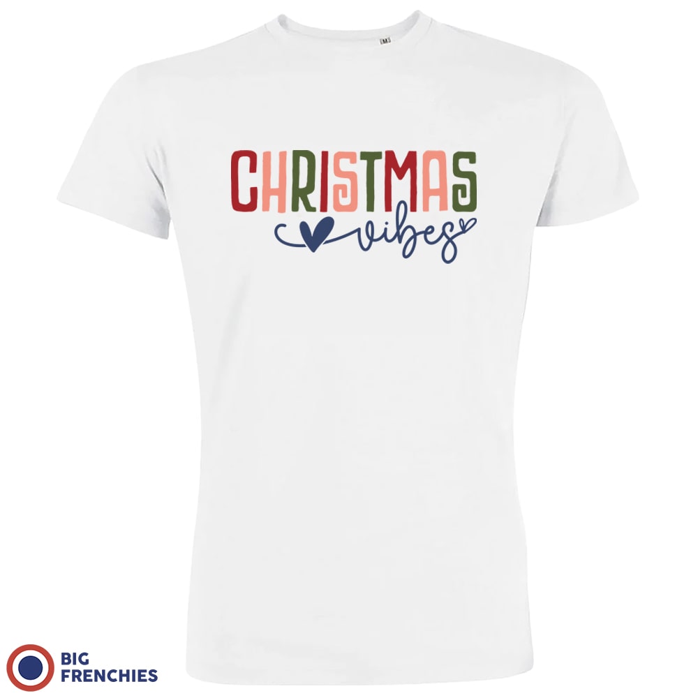 Christmas Vibes Men's Organic Cotton Tee