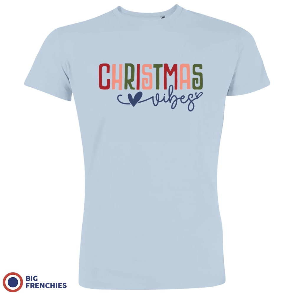 Christmas Vibes Men's Organic Cotton Tee