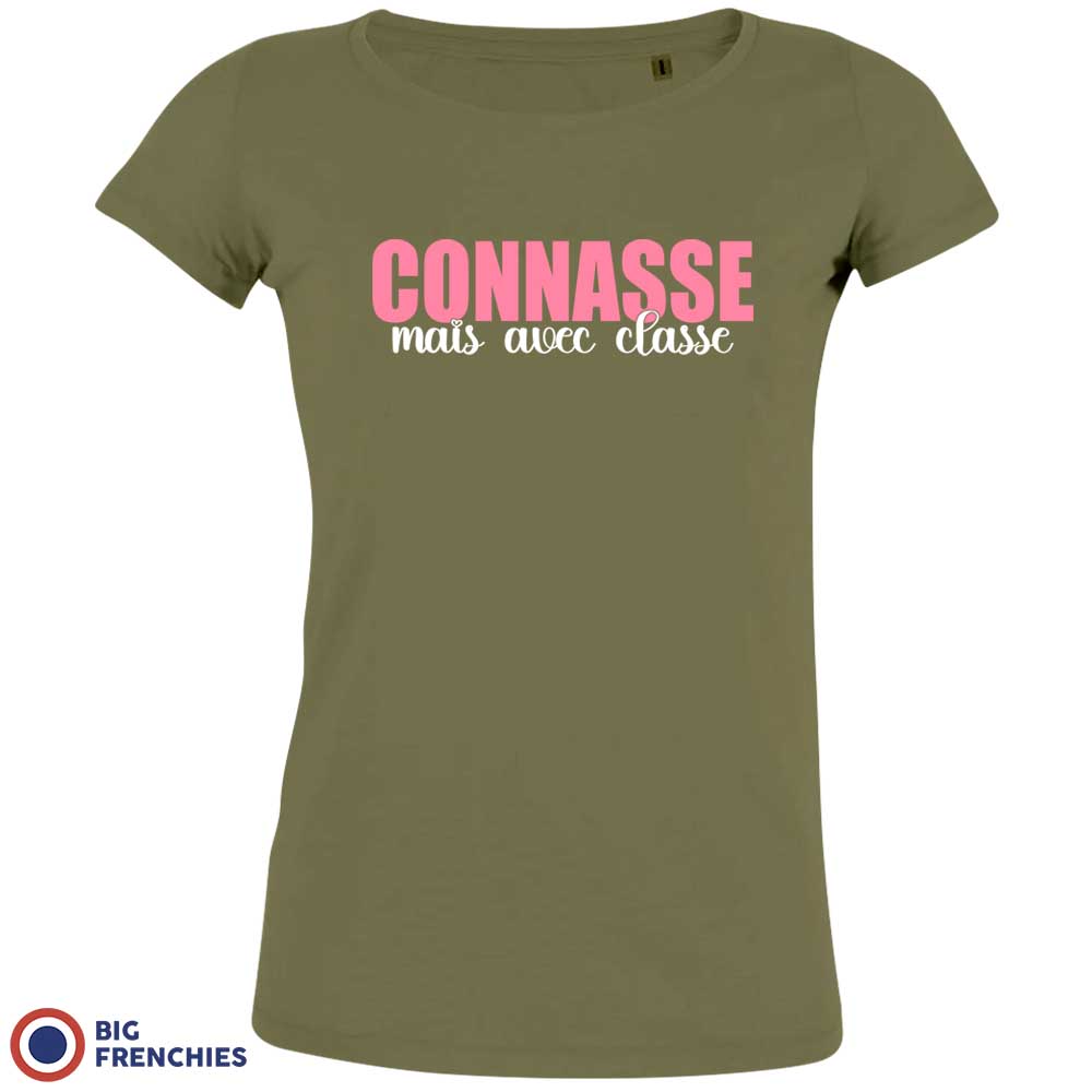 Connasse Mais Avec Classe Women's Organic Cotton Tee