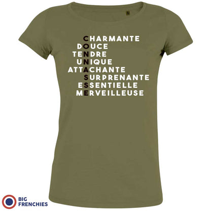 Charmante, Douce, Tendre Women's Organic Cotton Tee