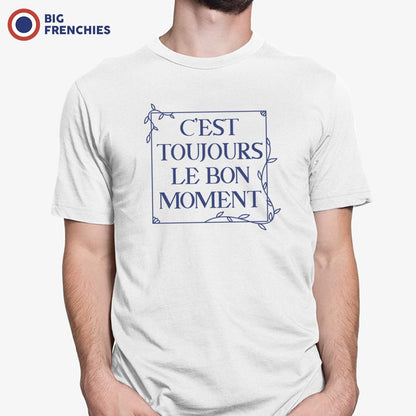 C'est Toujours Le Bon Moment Men's Organic Cotton Tee