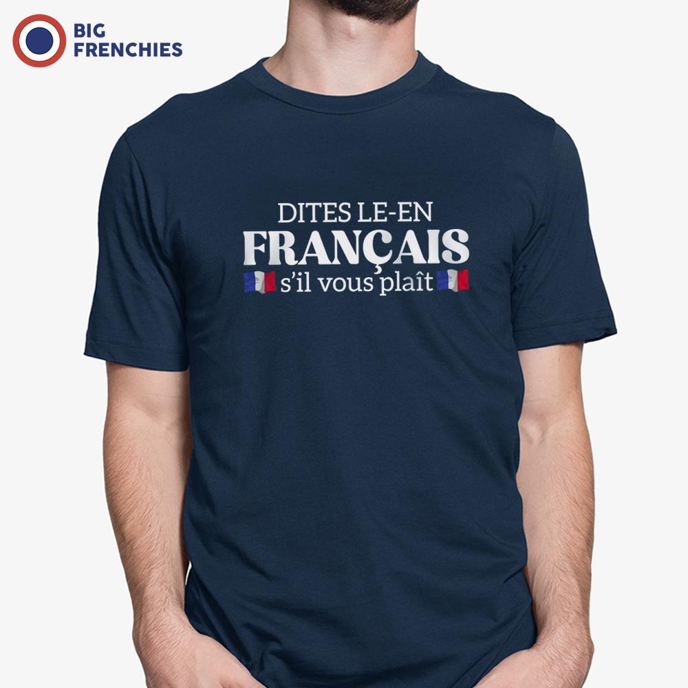 Dites-le en Français, S'il Vous Plaît Men's Organic Cotton Tee