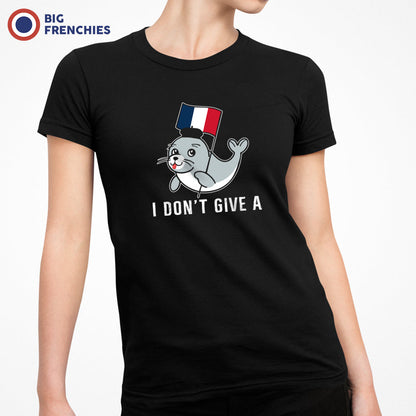 I Don't Give a Phoque Women's Organic Cotton Tee