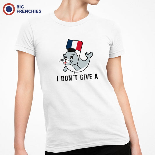 I Don't Give a Phoque Women's Organic Cotton Tee