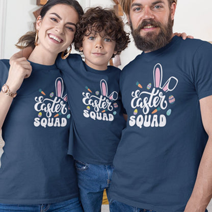 Easter Squad Matching Organic Cotton T-Shirts Family Set (Set of 3)