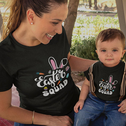 Easter Squad Mom and Child Organic Cotton T-Shirts family Set (Set of 2)