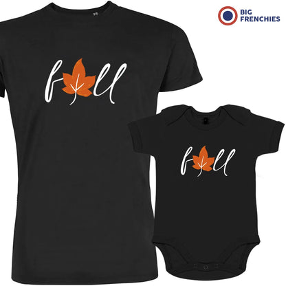 Fall Dad and Child Organic Cotton family Set (Set of 2)
