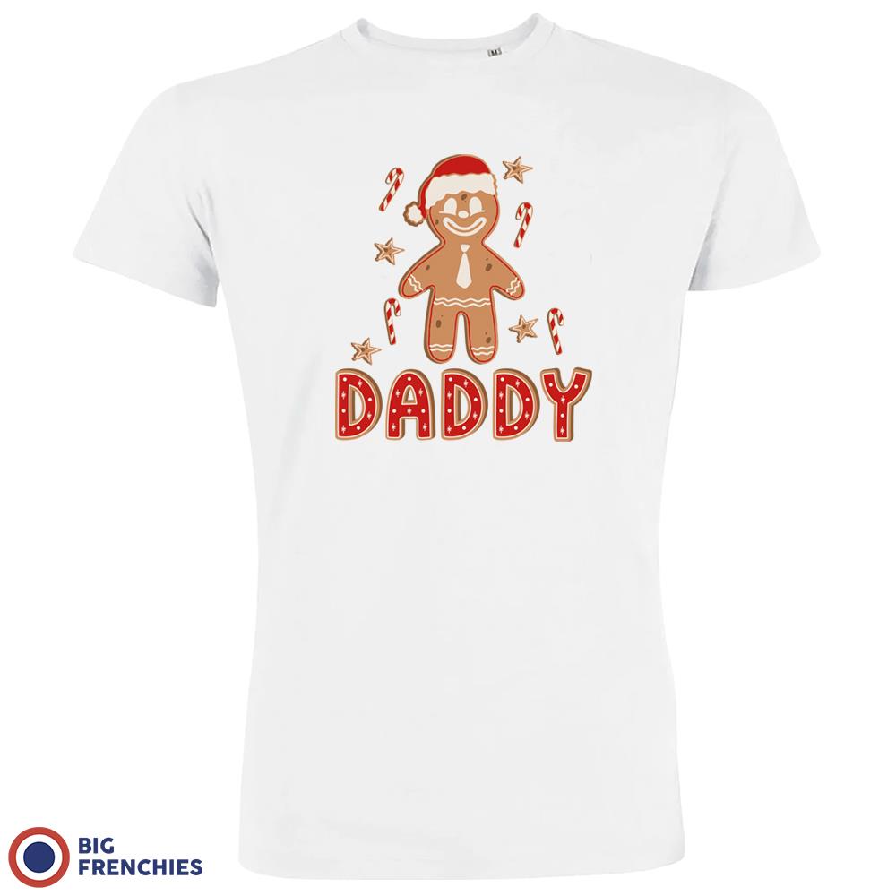 Gingerbread Daddy Christmas Men's Organic Cotton Tee