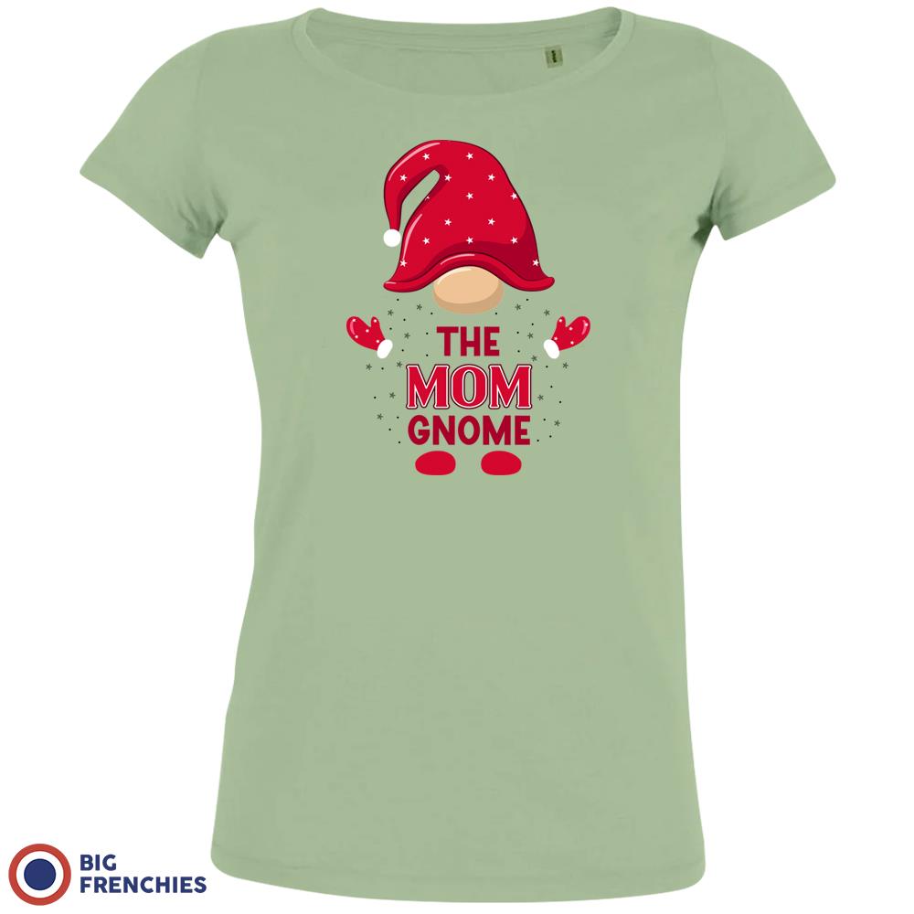 The Mom Gnome Christmas Women's Organic Tee