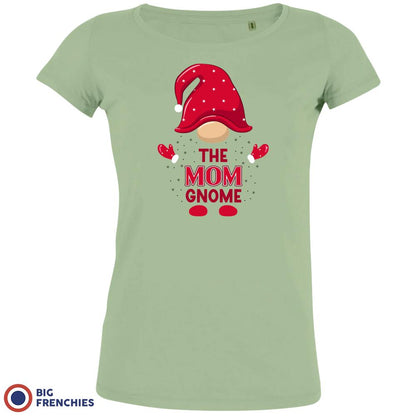 The Mom Gnome Christmas Women's Organic Tee