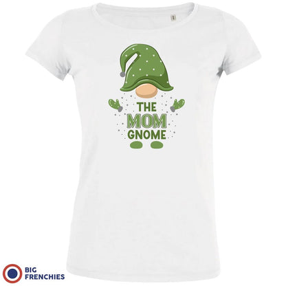 The Mom Gnome Christmas Women's Organic Tee