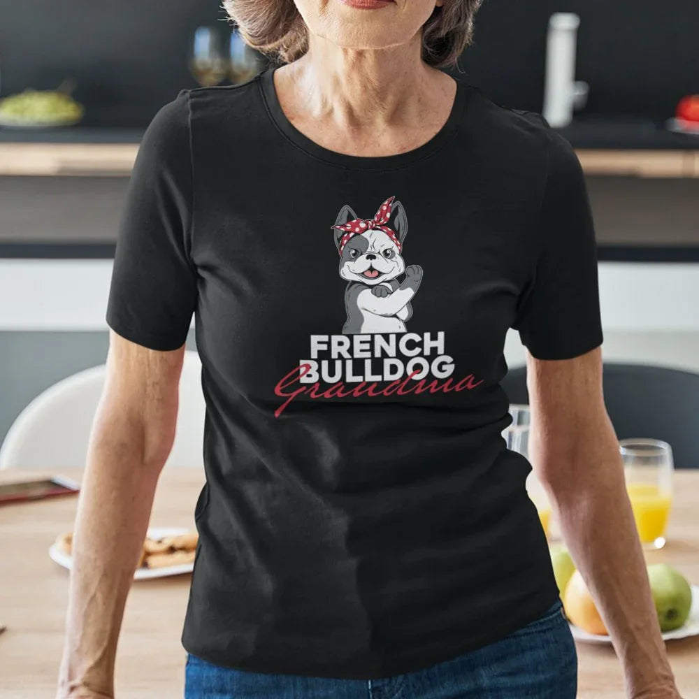French Bulldog Grandma Women's Organic Cotton Tee