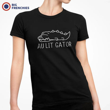 Au Lit Gator Women's Organic Cotton Tee