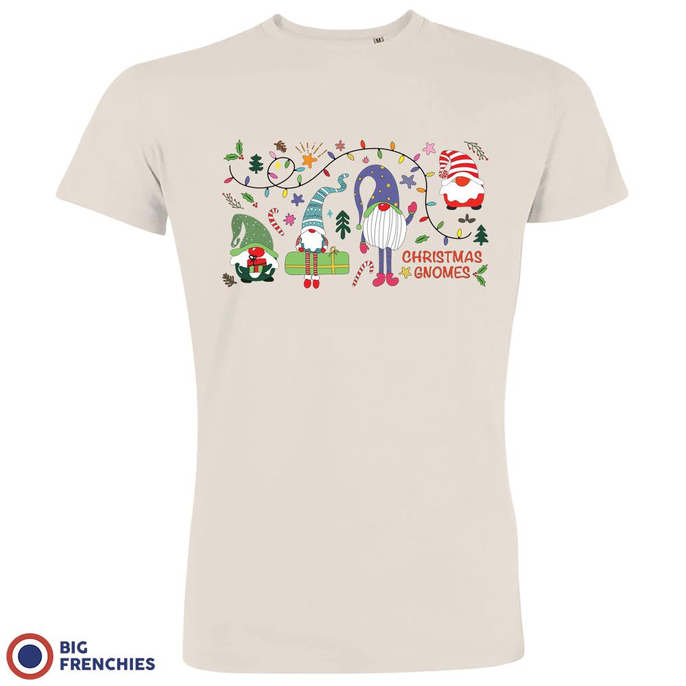 Christmas Gnomes Men's Organic Cotton Tee