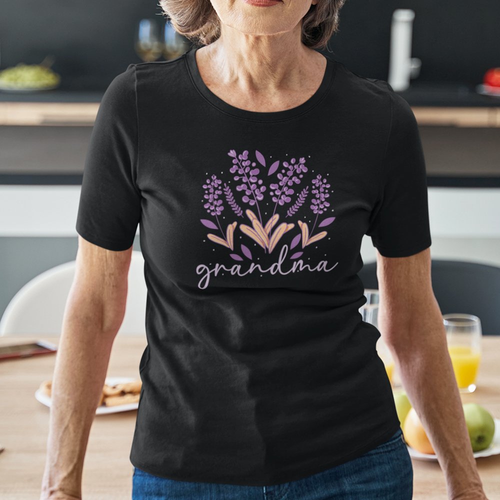 Grandma Flowers Women's Organic Cotton Tee
