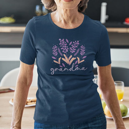Grandma Flowers Women's Organic Cotton Tee
