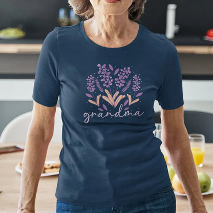 Grandma Flowers Women's Organic Cotton Tee