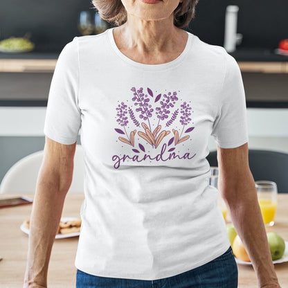 Grandma Flowers Women's Organic Cotton Tee