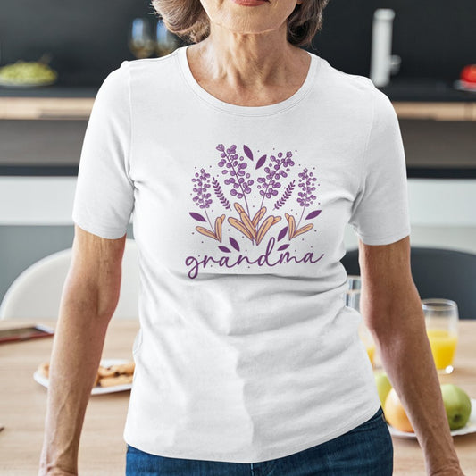Grandma Flowers Women's Organic Cotton Tee