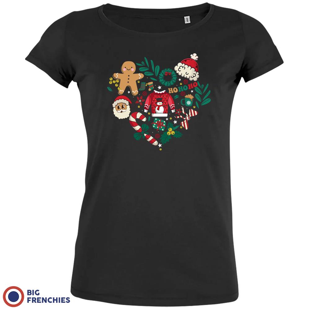Christmas Heart Women's Organic Tee