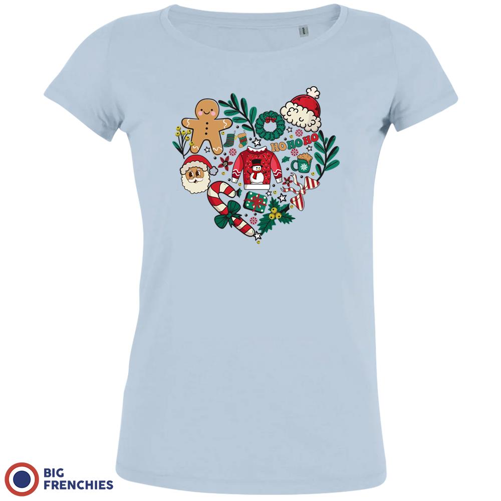Christmas Heart Women's Organic Tee