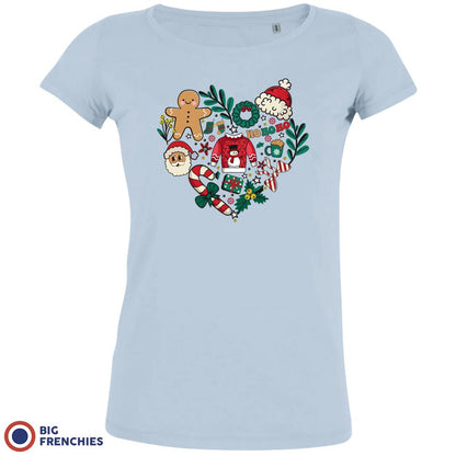 Christmas Heart Women's Organic Tee