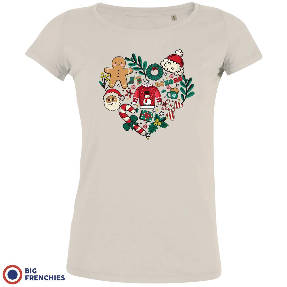 Christmas Heart Women's Organic Tee